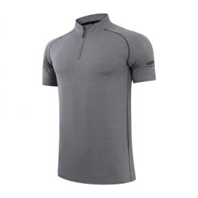 Zipper Mens Sports Shirts Hot Sale High Custom